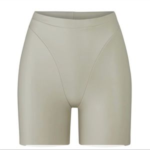 Skims faux leather bike short with tags still on !! Brand new size small shell